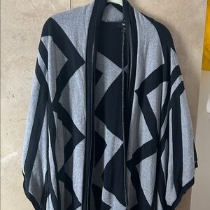 Mossimo Supply Co. Black and Gray Knit Cardigan